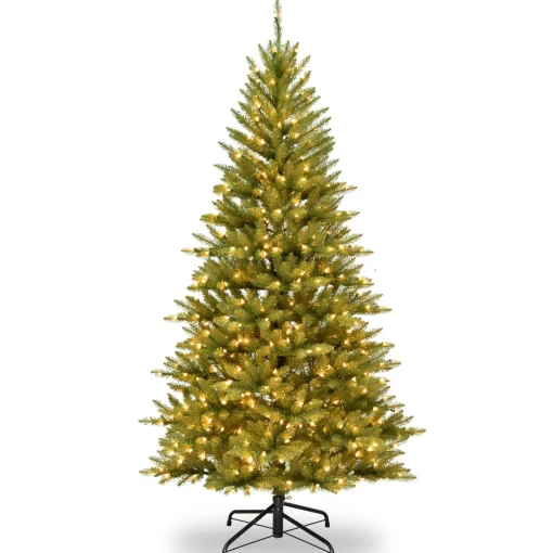 Online National Tree Company 6 1/2' Asbury Fir Slim Hinged