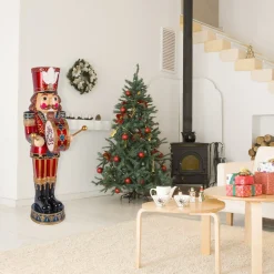 Hot National Tree Company 58" Animated Nutcracker With Multicolor Lights And Music