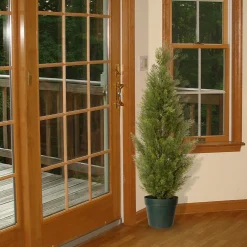 Sale National Tree Company 36" Artificial Arborvitae Tree In Growers Pot