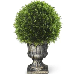 Shop National Tree Company 27" Artificial Upright Juniper Ball Topiary