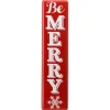 Outlet National Tree Company 31" Be Merry Holiday Wall Sign