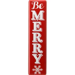 Outlet National Tree Company 31" Be Merry Holiday Wall Sign