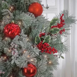 Outlet National Tree Company 28" Berry Pine Plastic Spray