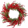 Flash Sale National Tree Company 24" Cedar And Berry Wreath