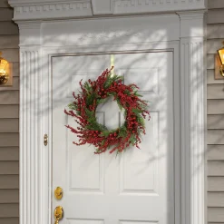 Flash Sale National Tree Company 24" Cedar And Berry Wreath