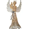 Discount National Tree Company 53" Champagne Gold Praying Angel With Led Lights