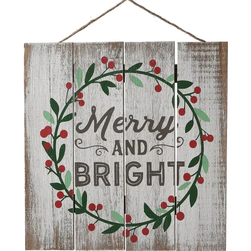 Cheap National Tree Company 13" Christmas Holiday Wall Sign