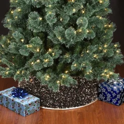 Best National Tree Company 30" Christmas Tree Collar, Gold