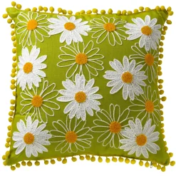 16" Daisy Flowers Pillow^National Tree Company Fashion