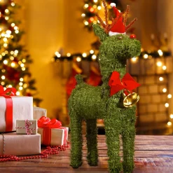 Hot National Tree Company 16" Evergreen Reindeer