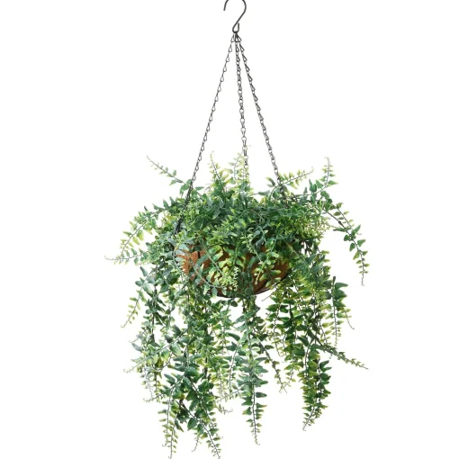 Flash Sale National Tree Company 21" Fern Leaves Hanging Basket