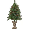 Sale National Tree Company 48" Fiber Optic Crestwood Spruce Tree
