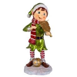 Best Sale National Tree Company 36" Fiddle Playing Pixie Elf With Multicolor Lights