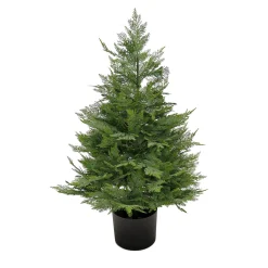 Clearance National Tree Company 3 Ft. Artificial Cypress Tree In Nursery Pot