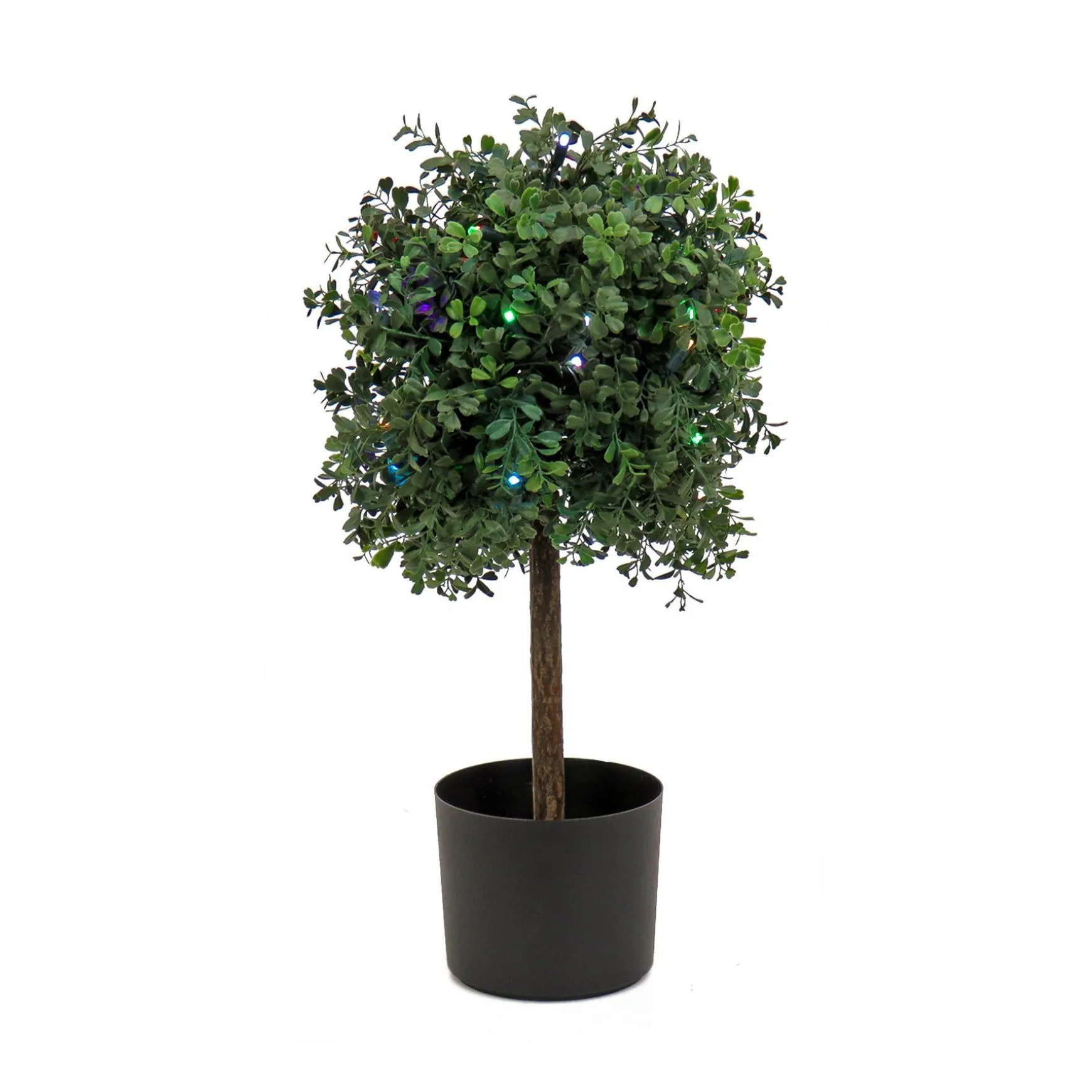 Outlet National Tree Company 2 Ft. Boxwood Single Ball Topiary With Multi-Function Led Lights