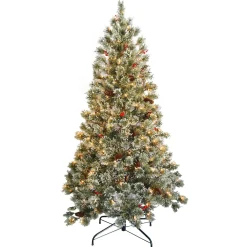 Shop National Tree Company 6 Ft. Crystal Cashmere Tree With Clear Lights