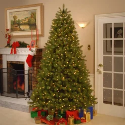 7.5 Ft. Downswept Douglas® Fir Tree With Dual Color® Led Lights^National Tree Company Best