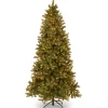 Clearance National Tree Company 7.5 Ft. Downswept Douglas(R) Slim Fir Tree With Clear Lights