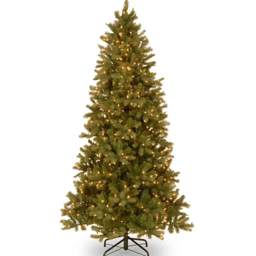 Clearance National Tree Company 7.5 Ft. Downswept Douglas(R) Slim Fir Tree With Clear Lights