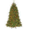 7.5 Ft Dunhill Fir Tree With Multicolor Lights^National Tree Company Hot