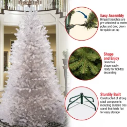 Fashion National Tree Company 7 Ft Dunhill White Fir Tree
