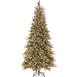 Store National Tree Company 7.5 Ft. Dunhill(R) Fir Slim Tree With Clear Lights