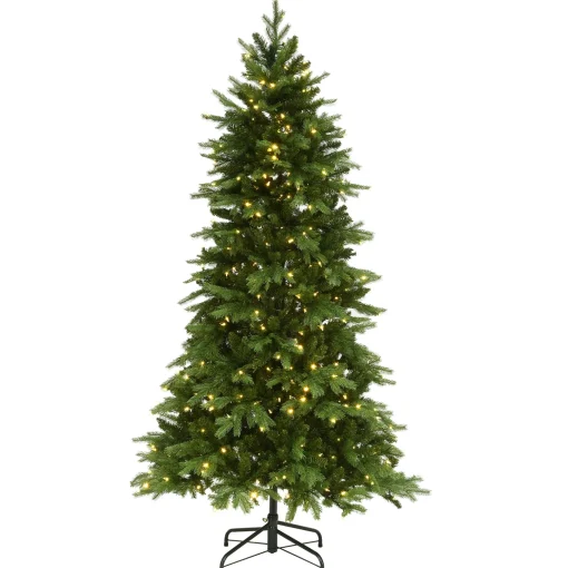 75 Ft Green River Spruce Slim Tree With Dual Color® Led Lights^National Tree Company Best