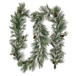 Clearance National Tree Company 9 Ft. Hgtv Home Collection Pre-Lit Black Tie Cedar Garland