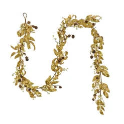 Cheap National Tree Company 9 Ft. Hgtv Home Collection Metallic Gold Laurel Garland