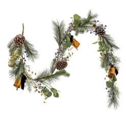 New National Tree Company 6 Ft. Hgtv Home Collection Swiss Chic Garland