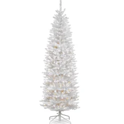 75 Ft Kingswood White Fir Pencil Tree With Clear Lights^National Tree Company Shop