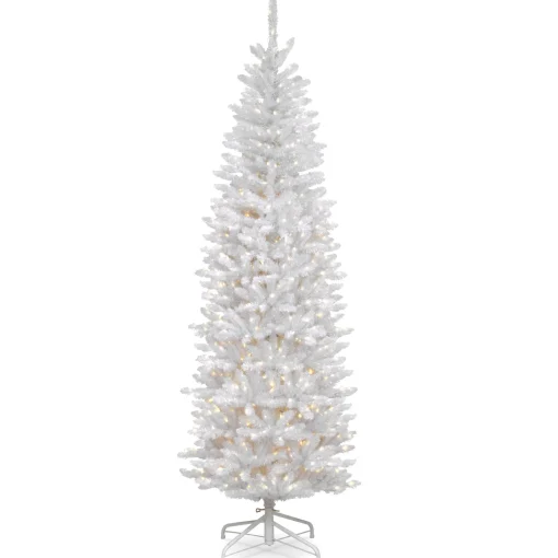 75 Ft Kingswood White Fir Pencil Tree With Clear Lights^National Tree Company Shop
