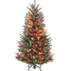 45 Ft Natural Fraser Slim Fir Tree With Multicolor Lights^National Tree Company Flash Sale