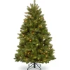 4.5 Ft Newberry® Spruce Tree With Clear Lights^National Tree Company Clearance