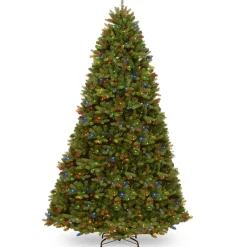 Best Sale National Tree Company 9 Ft. Powerconnect(Tm) Newberry Spruce With Dual Color® Led Lights