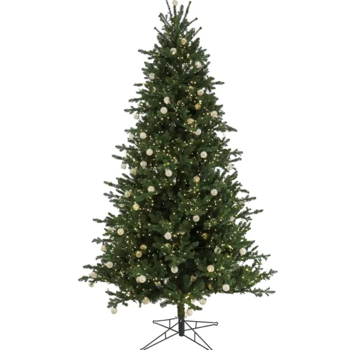 Cheap National Tree Company 7.5 Ft Pre-Lit Aspen Pine Tree With Led Lights