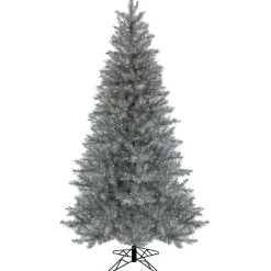 Hot National Tree Company 7.5 Ft. Pre-Lit Crystal Silver Metallic Tree