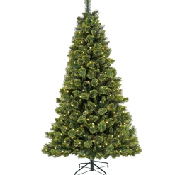 Store National Tree Company 7 Ft Pre-Lit Maine Pine Tree With Led Lights