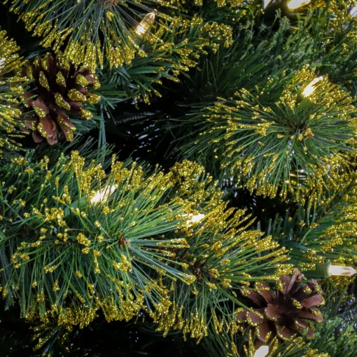 Store National Tree Company 7 Ft Pre-Lit Maine Pine Tree With Led Lights