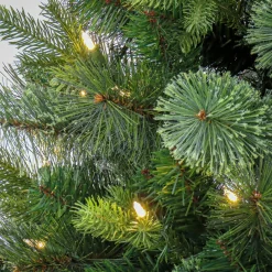 New National Tree Company 7 Ft Pre-Lit Montreal Pine Tree With Led Lights
