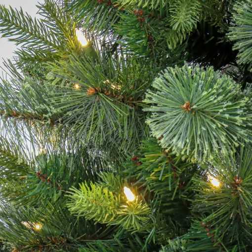 New National Tree Company 7 Ft Pre-Lit Montreal Pine Tree With Led Lights