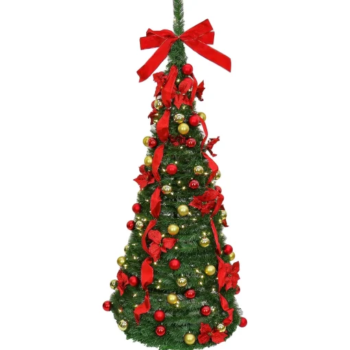 Fashion National Tree Company 6 Ft. Pre-Lit Party Pop-Up Tree
