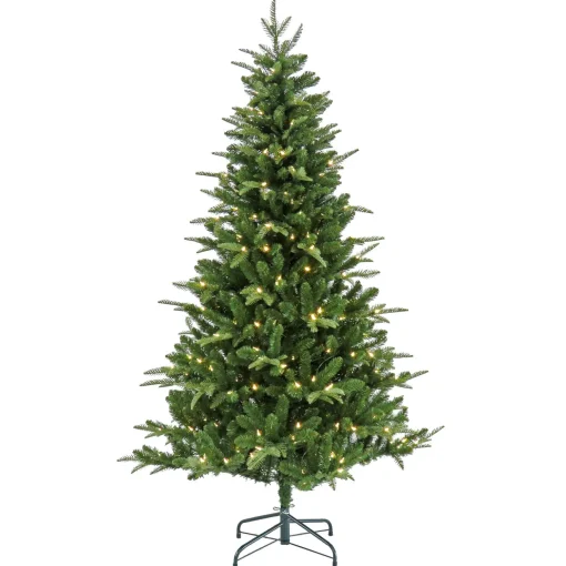 Shop National Tree Company 6 Ft. Pre-Lit Whatcom Pine Tree With Led Lights