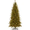7.5 Ft Sierra Spruce Slim Tree With Clear Lights^National Tree Company Fashion