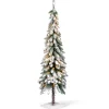 5 Ft Snowy Downswept Forestree With Clear Lights^National Tree Company Sale