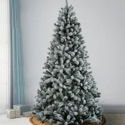 Flash Sale National Tree Company 7.5 Ft. Snowy North Valley Spruce Tree