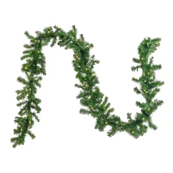Sale National Tree Company 9 Ft. Stefan Fir Garland With Clear Lights