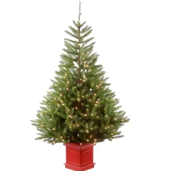 Hot National Tree Company 5 Ft. Topeka Spruce Entrance Tree With Clear Lights