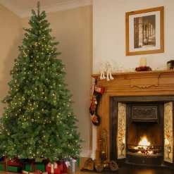 Fashion National Tree Company 7.5 Ft Victoria Spruce Tree With Clear Lights