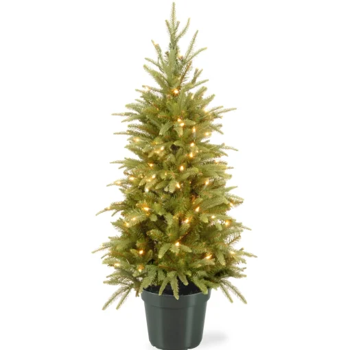 4 Ft Weeping Spruce Tree With Clear Lights^National Tree Company Store